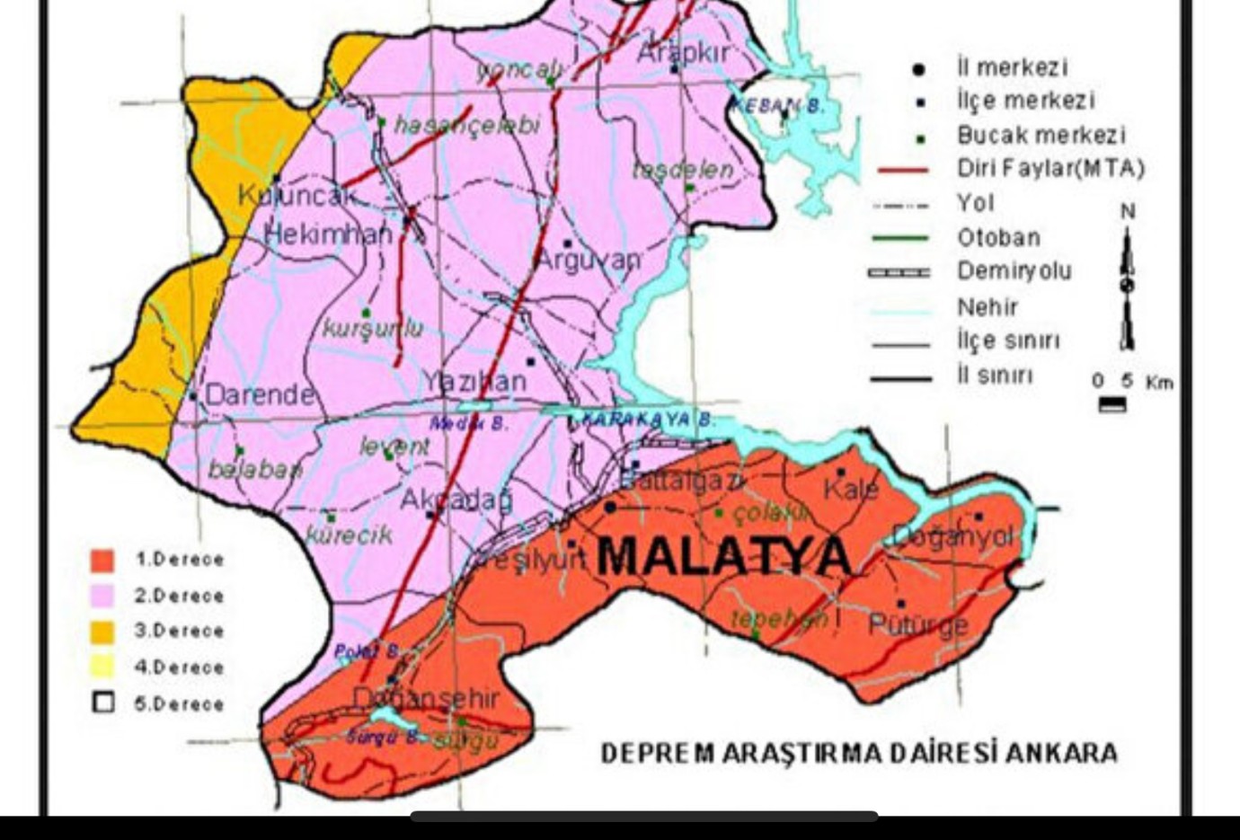 En Fazla Sarsıntı Malatya Oldu!