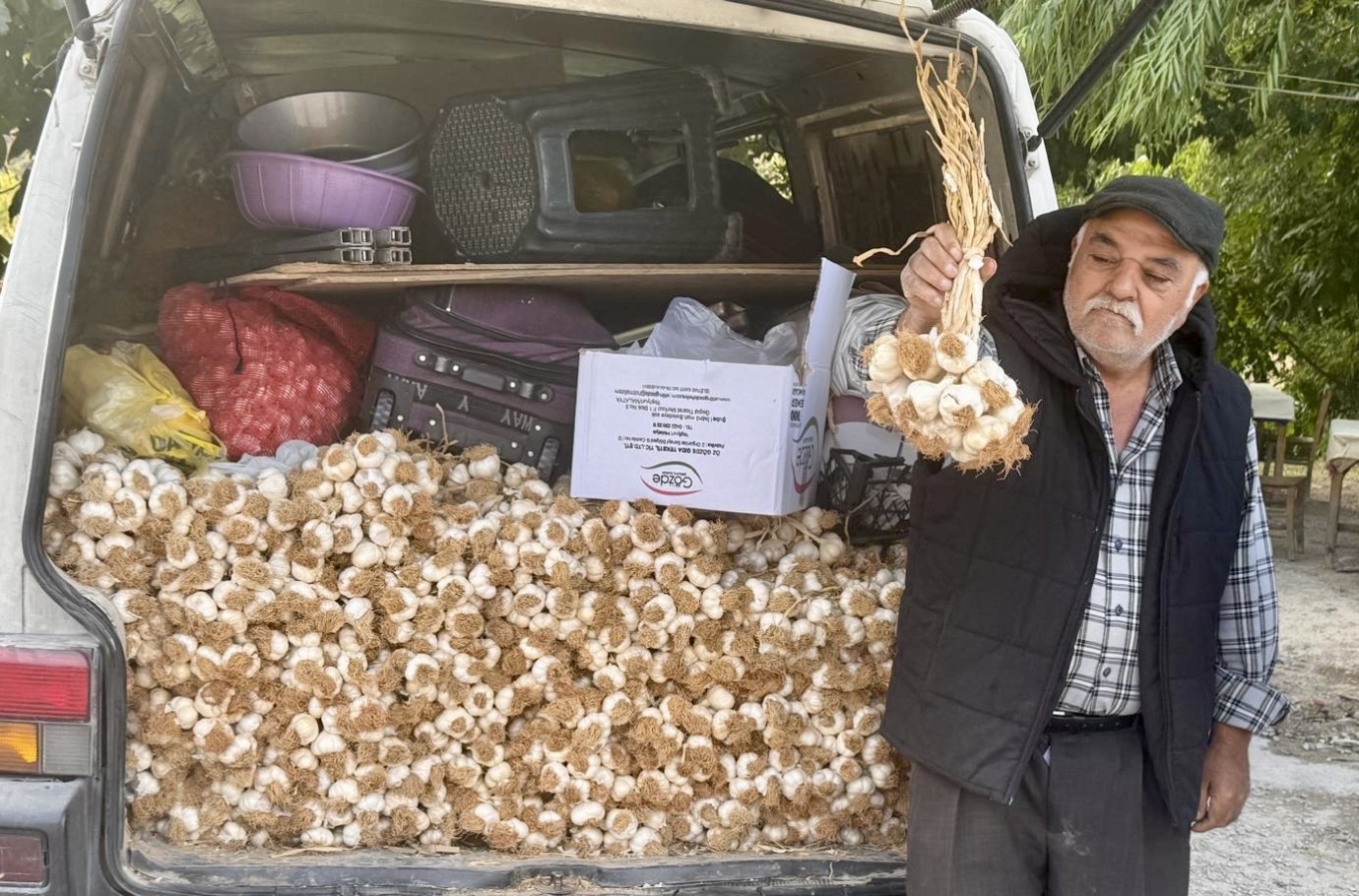 Taşköprü Sarımsağı Darende’de Yoğun İlgi Görüyor