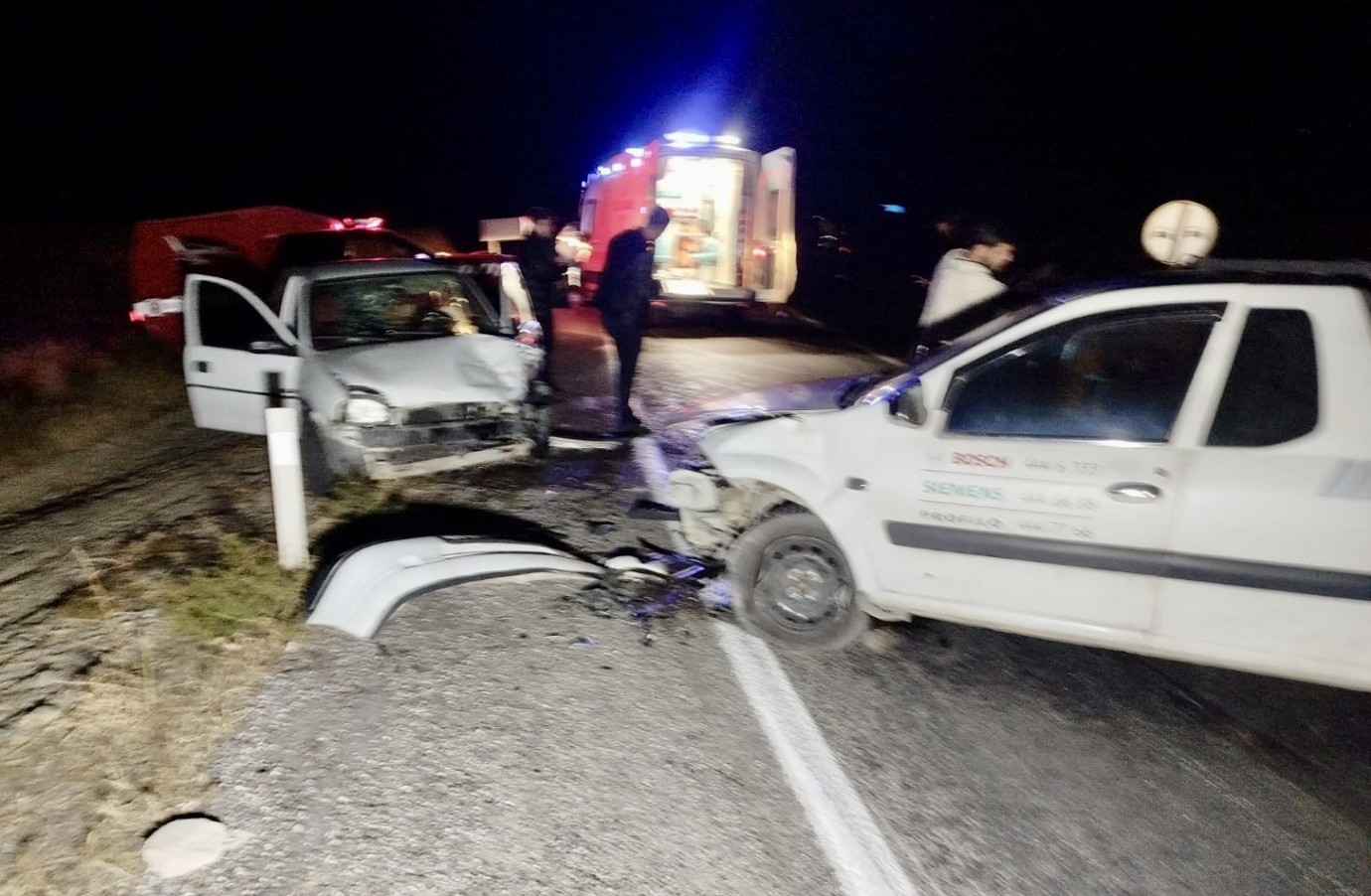 Arguvan Yolunda Trafik Kazası: 2 Yaralı