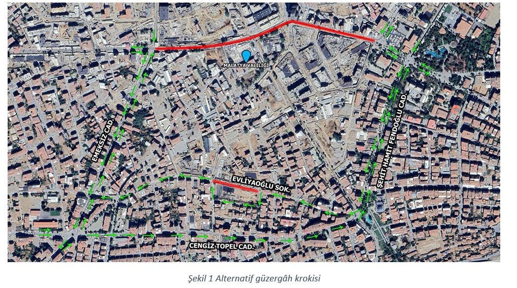 Atatürk (Kışla) Ve İnönü Caddesi Geçici Olarak Trafiğe Kapatılacak