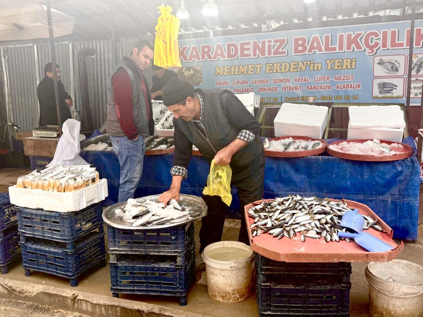 Darende’de Hamsi ve Somun Tezgâhlardan Tükeniyor