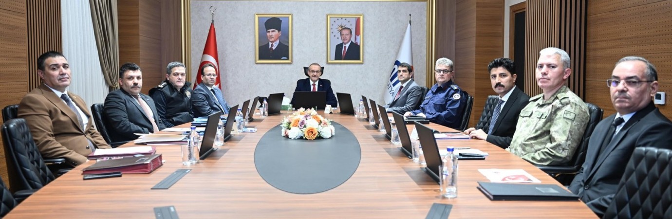 Kamu Düzeni ve Güvenlik Uygulamaları Valilik Koordinasyonunda Ele Alındı