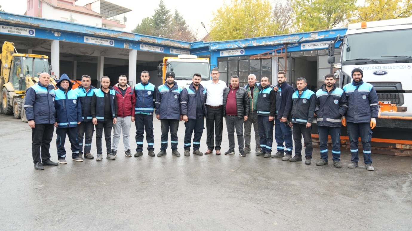 Battalgazi Belediyesi Karla Mücadele İçin Teyakkuza Geçti