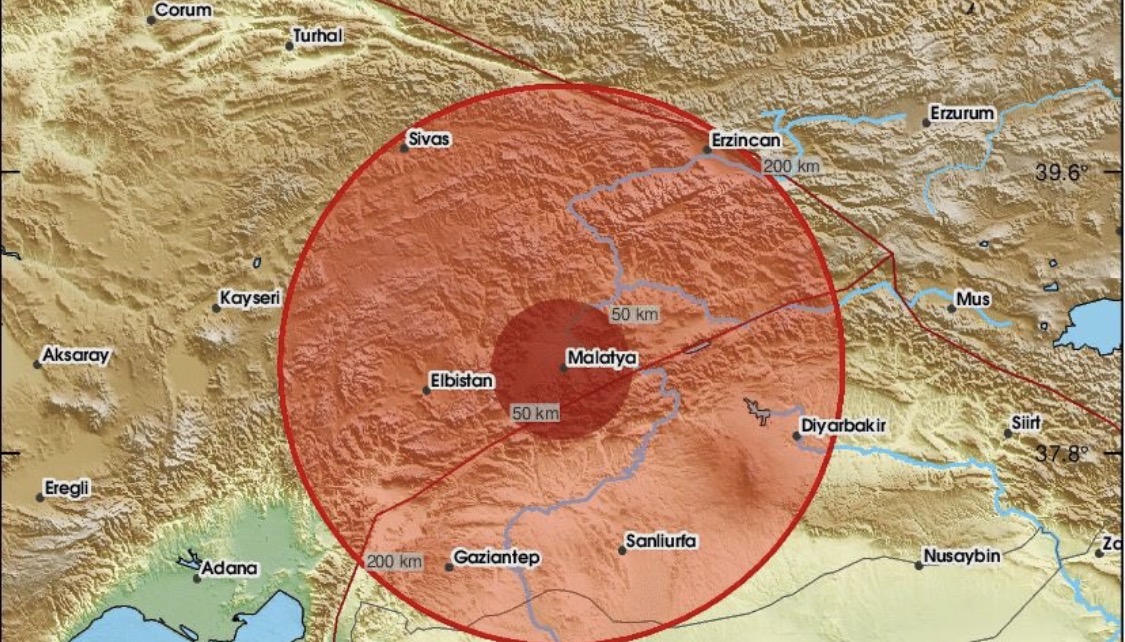 Yeşilyurt'da 3.6 Büyüklüğünde Deprem!