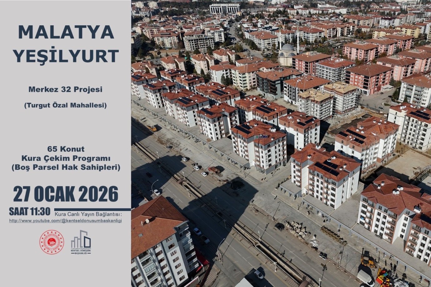 Malatya’da Merkez 32 Ve Merkez 27 Projelerinde Kura Heyecanı