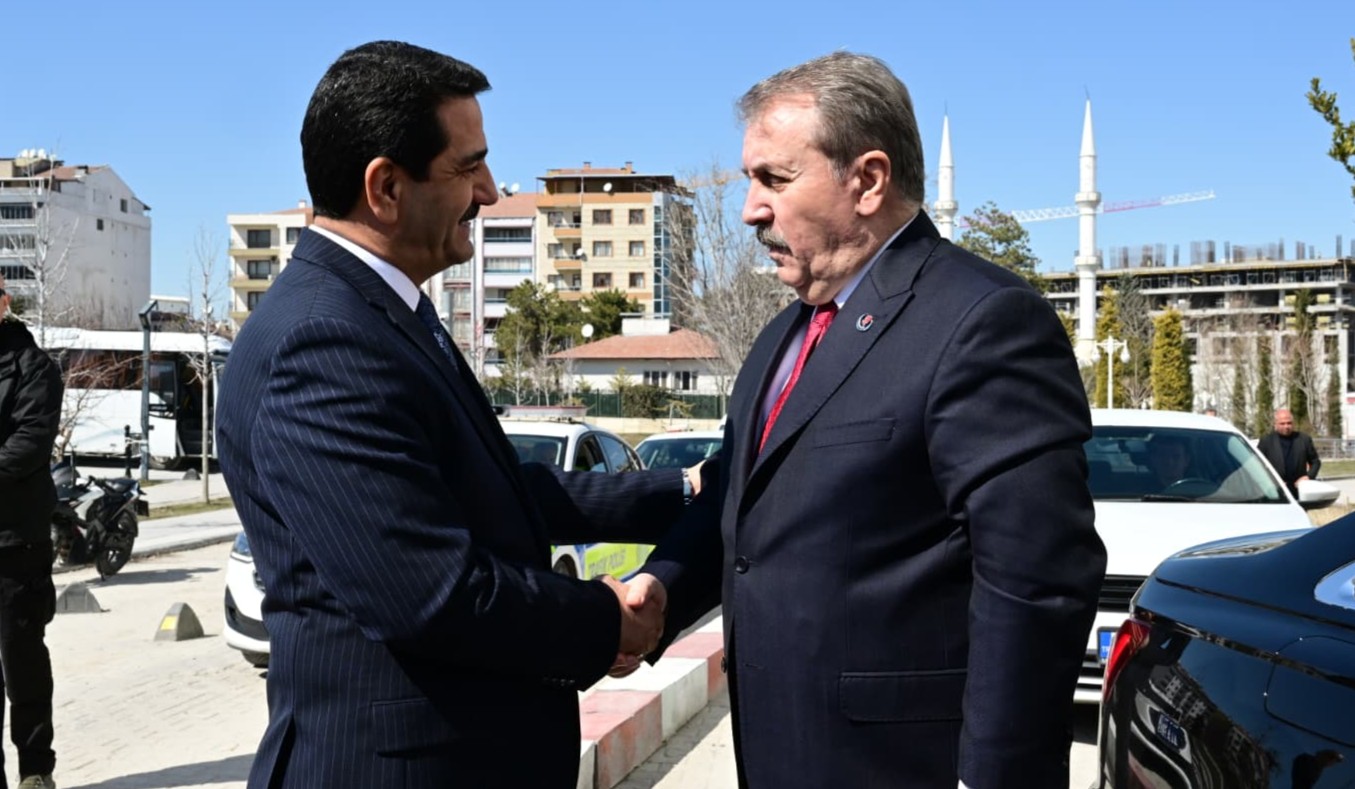 BBP Genel Başkanı Destici, Battalgazi Belediye Başkanı Bayram Taşkın'ı Ziyaret Etti