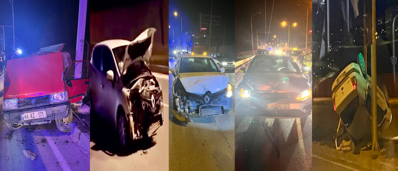 Elâzığ Karayolunda Peş Peşe Kazalarda: 1 Kişi Öldü, 3 Kişi Yaralandı 