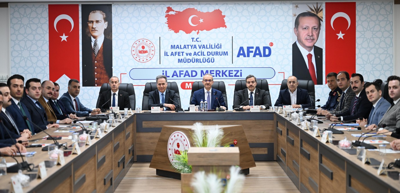 Vali Seddar Yavuz Başkanlığında İl Afet Risk Azaltma Planı Toplantısı Yapıldı
