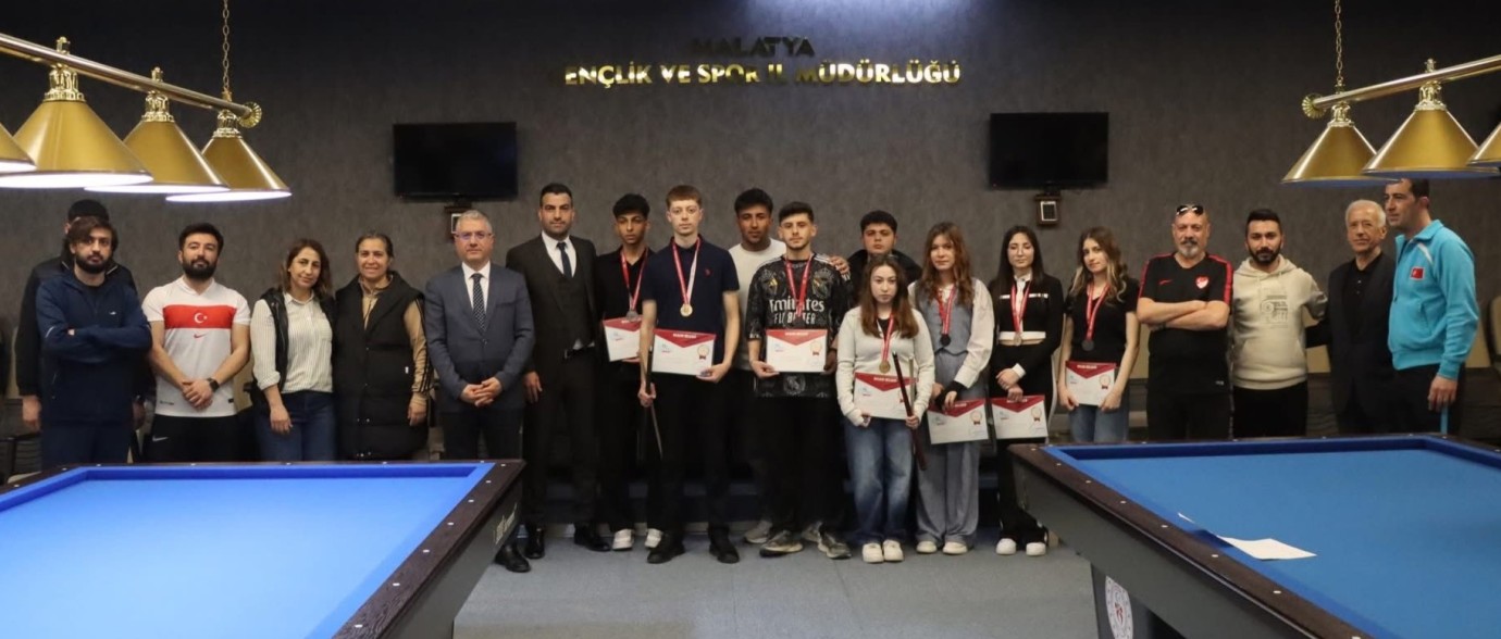 Okul Sporları Bilardo Şampiyonları Belli Oldu