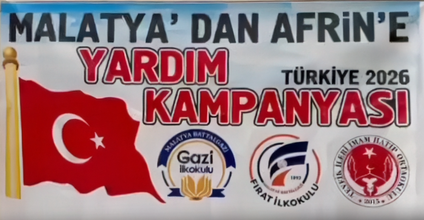 Malatya’dan Afrin’e Uzanan İyilik Eli