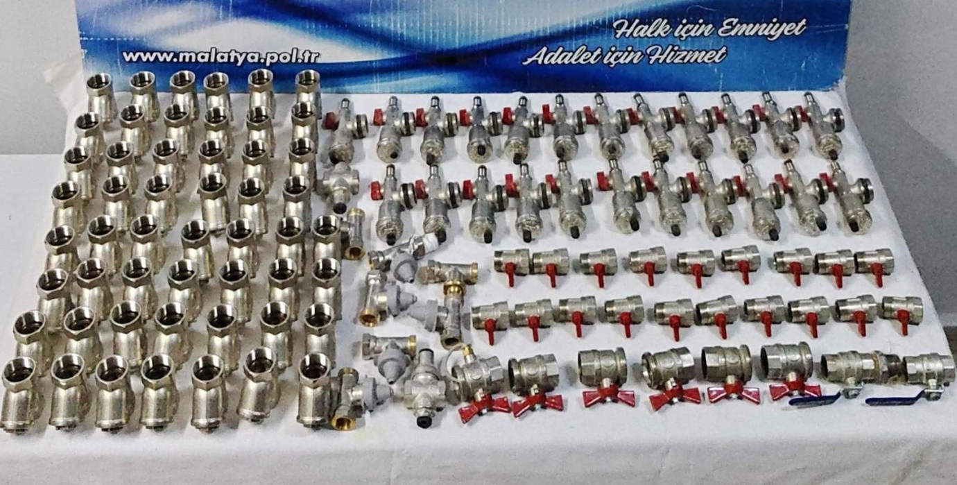 Şantiye Hırsızı Çaldığı Malzemelerle Yakalandı!