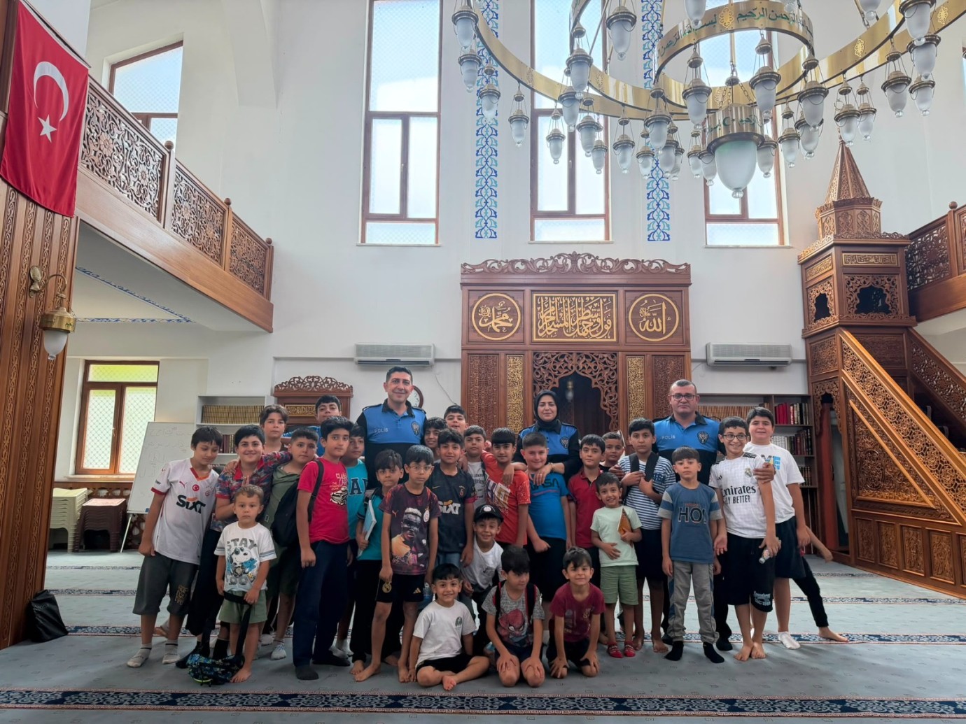 Polisten Kur’an Kursu Öğrencilerine Güvenlik Eğitimi