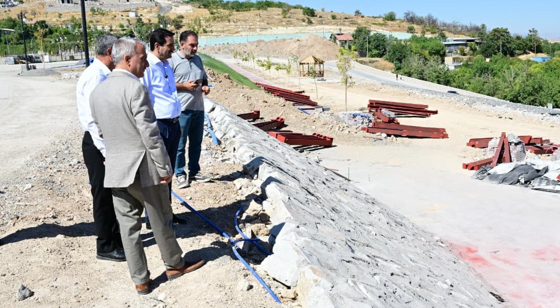 Bayram Taşkın Çarşıbaşı Rekreasyon Alanı’ndaki Çalışmaları İnceledi