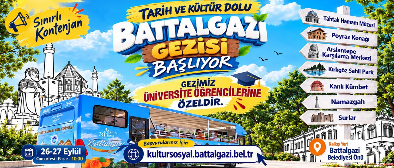 Battalgazi’den Üniversite Öğrencilerine Tarih ve Kültür Gezisi