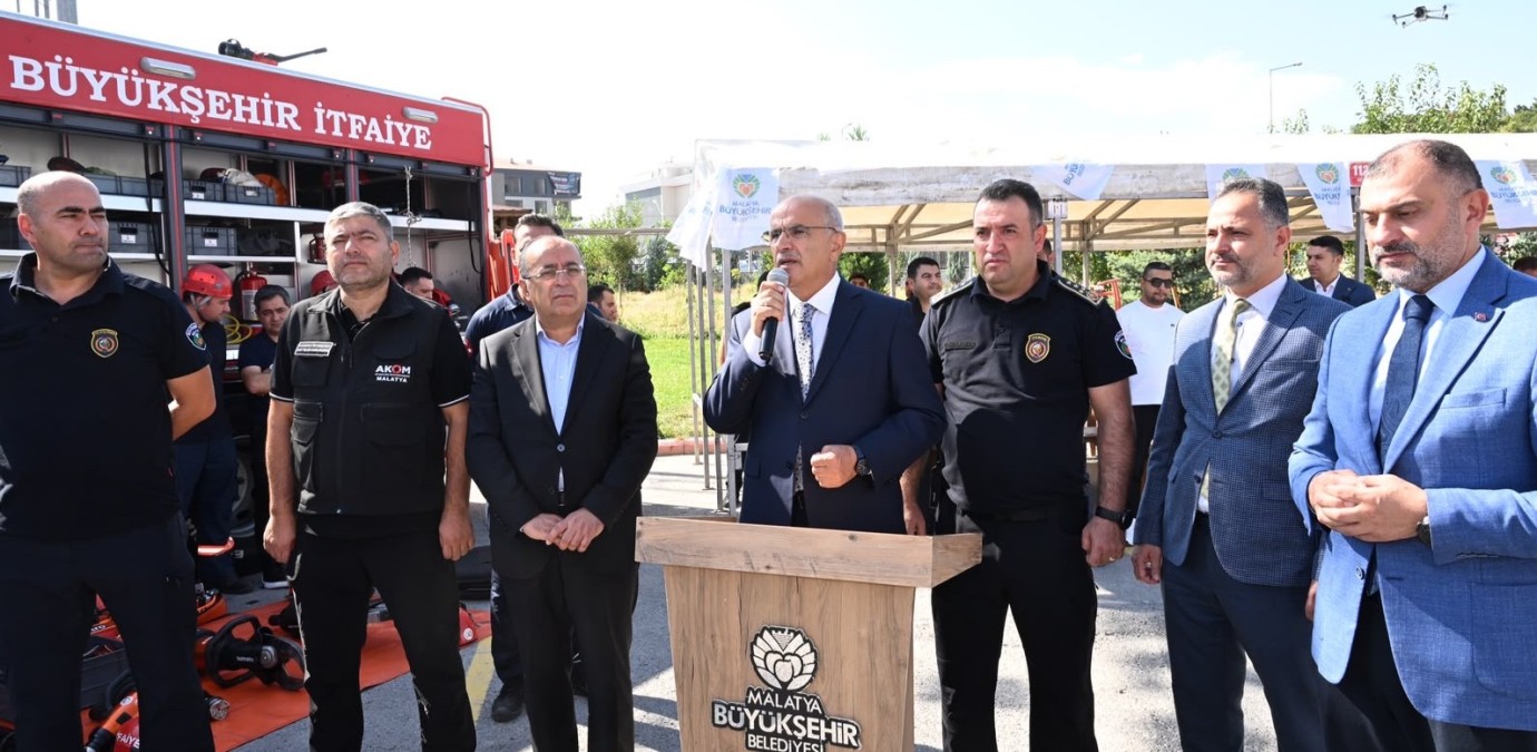 Malatya İtfaiyesine 21 Yeni Araç, 11 Yeni Bina