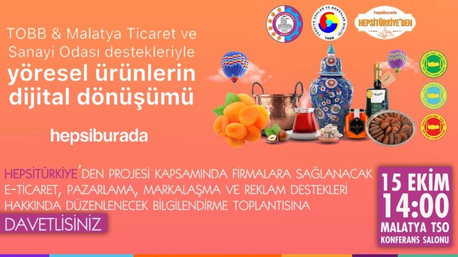 MALATYA'NIN YÖRESEL ÜRÜNLERİNDE E-TİCARET ATAĞI