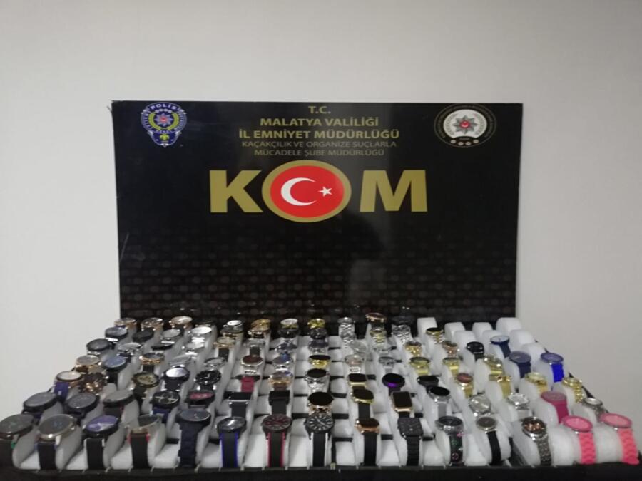 MALATYA’DA GÜMRÜK KAÇAĞI 97 SAAT ELE GEÇİRİLDİ