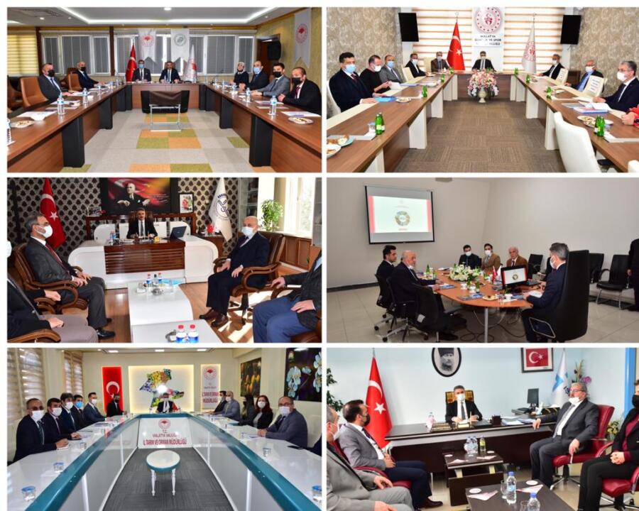 VALİ BARUŞ, KAMU KURUMLARININ FAALİYET PROGRAMLARI HAKKINDA BİLGİ ALDI