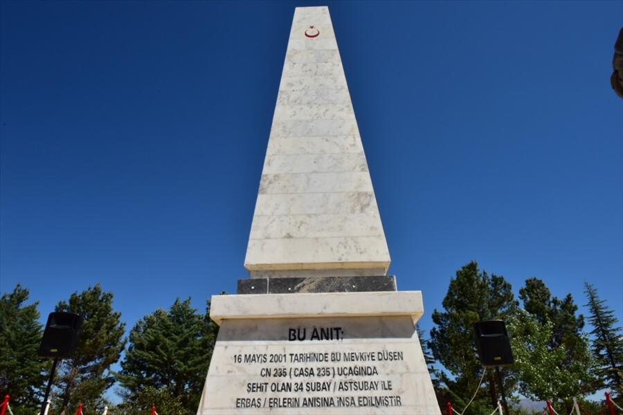 MALATYA’DA 2001’DE ASKERİ UÇAĞIN DÜŞMESİ SONUCU ŞEHİT OLAN 34 ASKER ANILDI