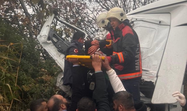 Malatya’da iki tır çarpıştı: 1 ağır yaralı
