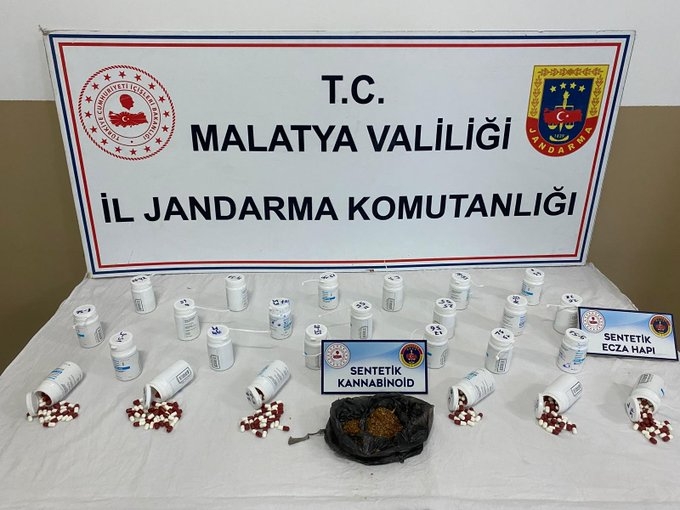 Malatya’da jandarmadan uyuşturucu operasyonu
