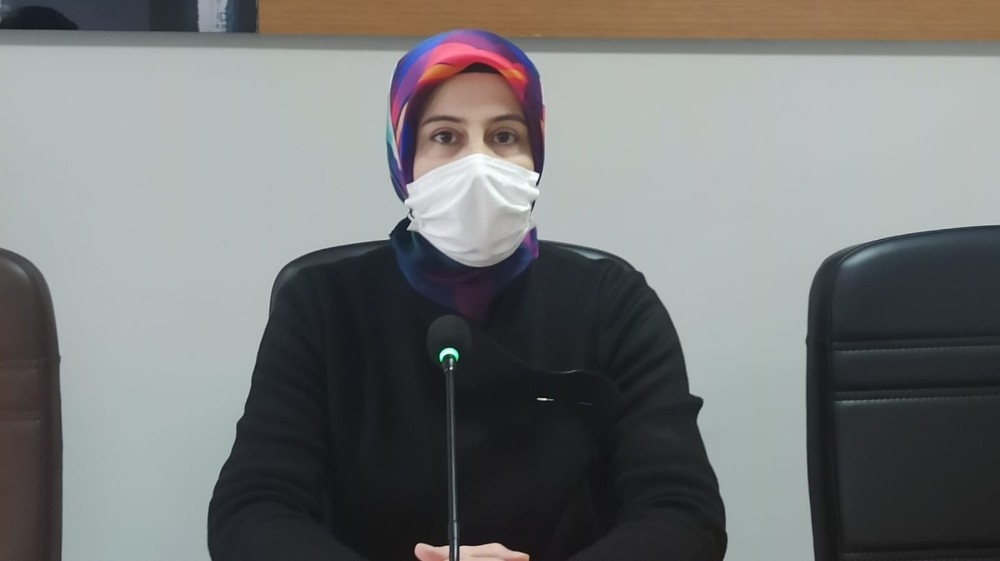 AK Parti kadın kolları şiddete hayır dedi