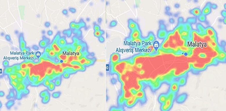 Malatya’da vatandaş kurala uymuyor, kırmızı bölge yaygınlaşıyor