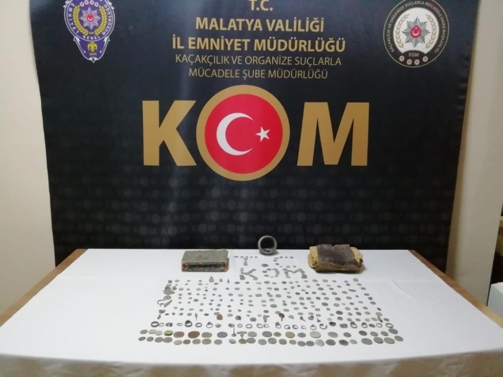 413 adet tarihi sikke ele geçirildi
