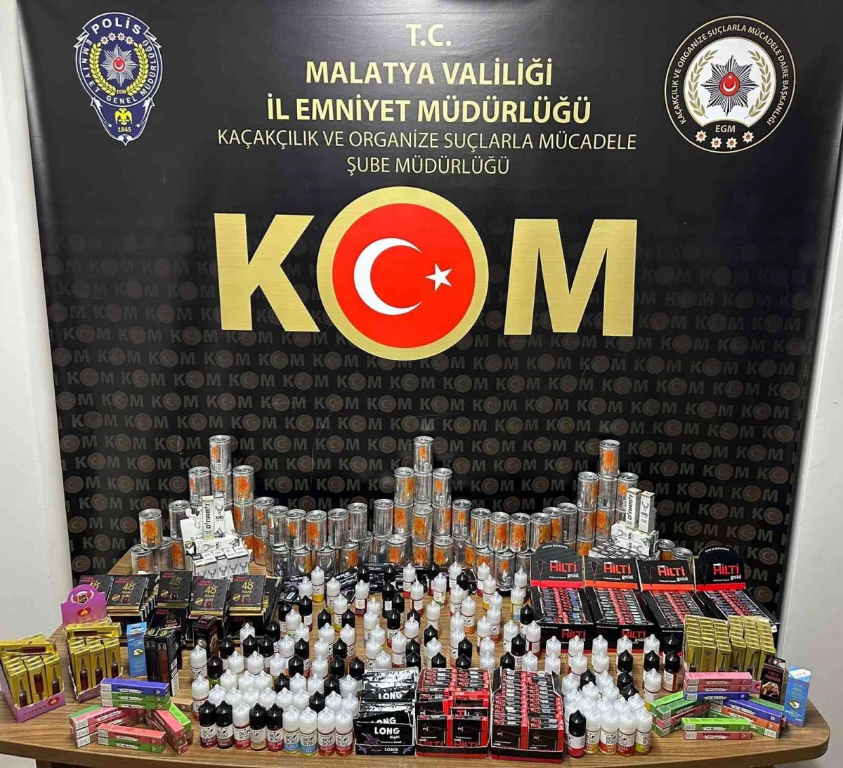 Malatya’da çok sayıda cinsel içerikli ürün ele geçirildi